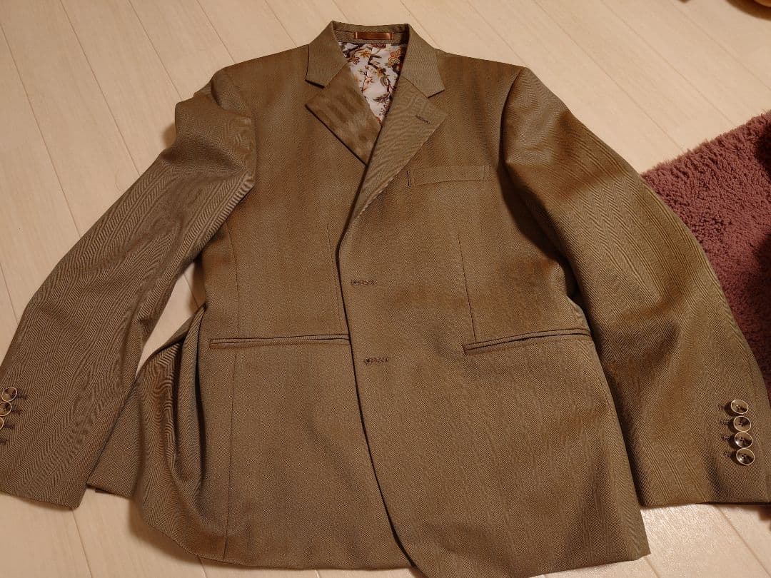 メンズ スーツ ブラウン オーダースーツ