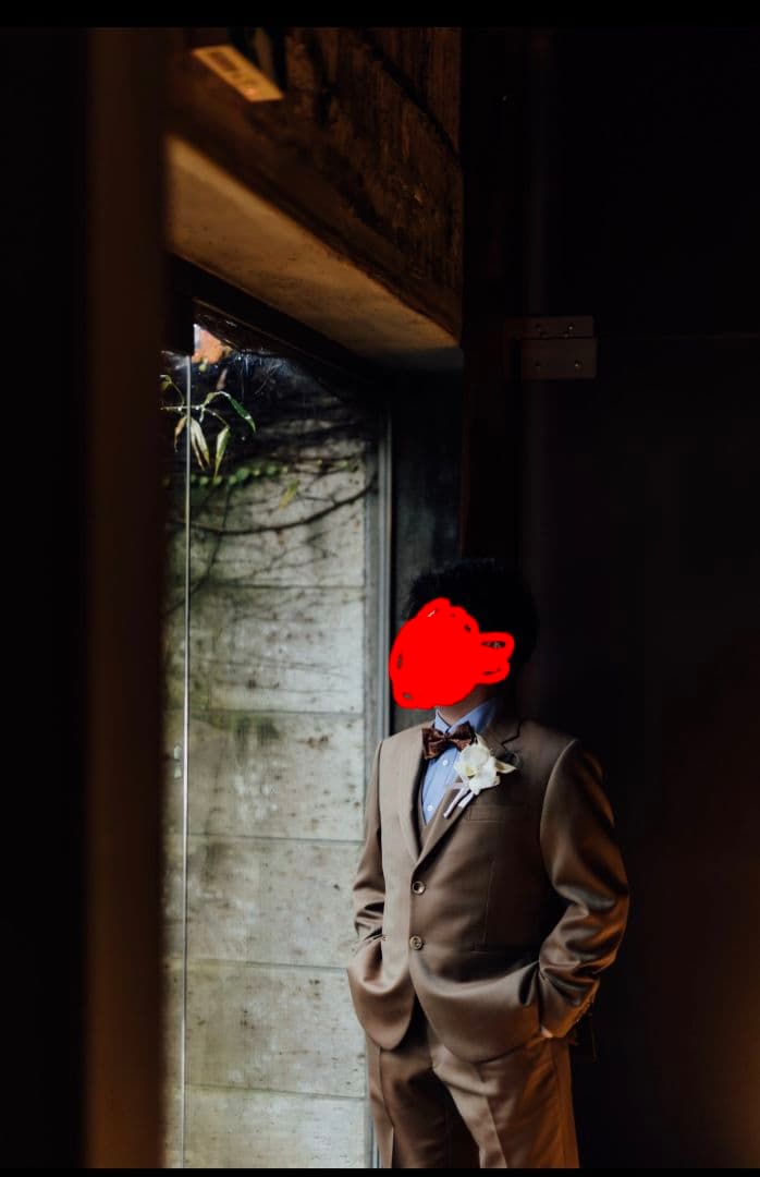 メンズ スーツ ブラウン オーダースーツ