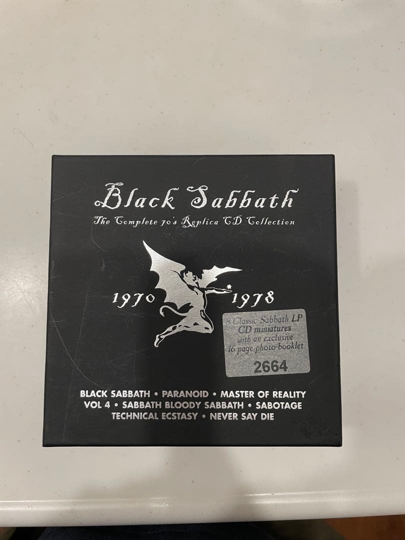限定　Black Sabbath CDコレクション 1970-1978 輸入盤