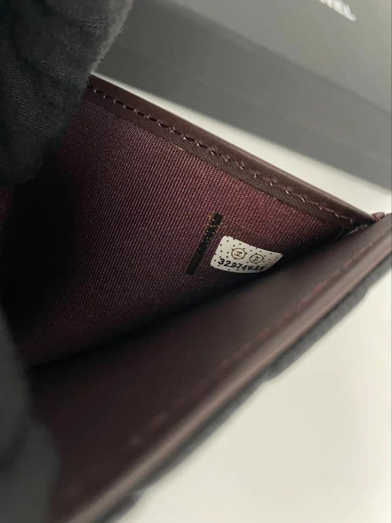 シャネル 三つ折り 財布 美品