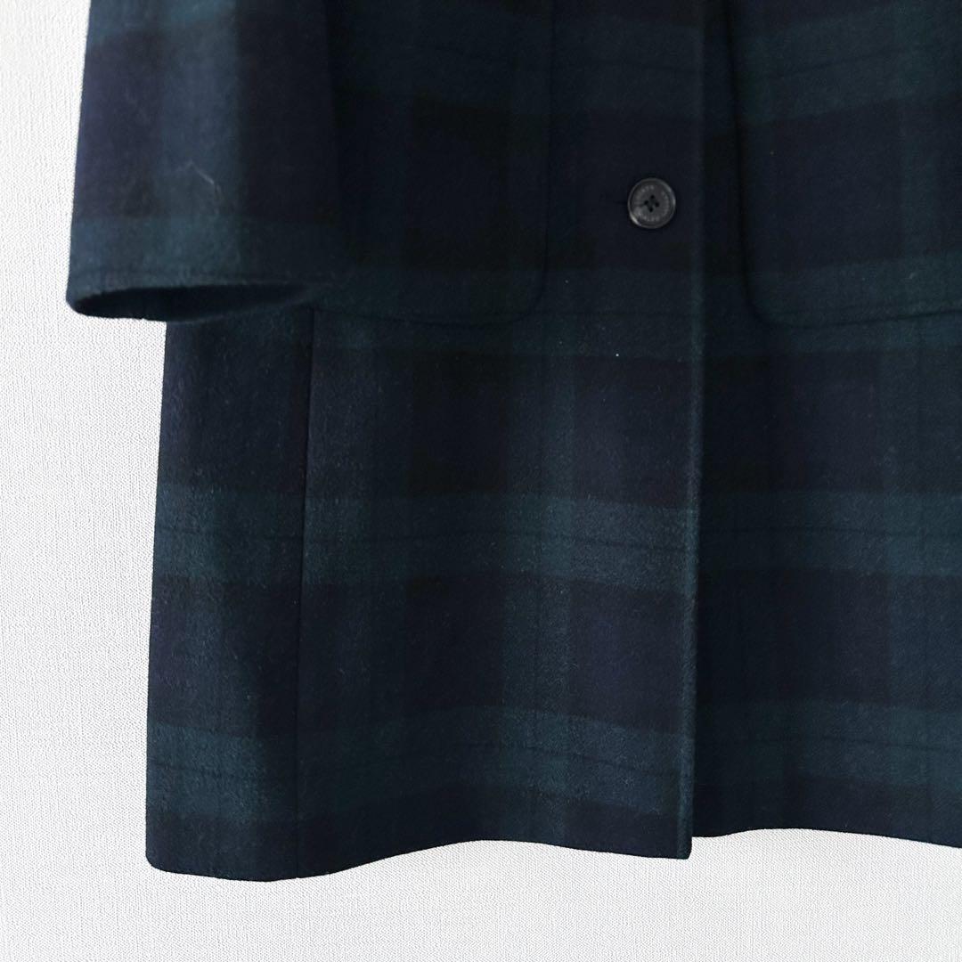 ローレン ラルフローレン / ブラックウォッチ ロングコートチェック ウール