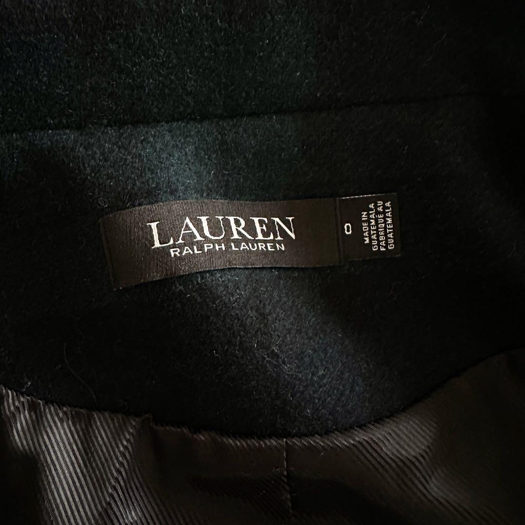 ローレン ラルフローレン / ブラックウォッチ ロングコートチェック ウール