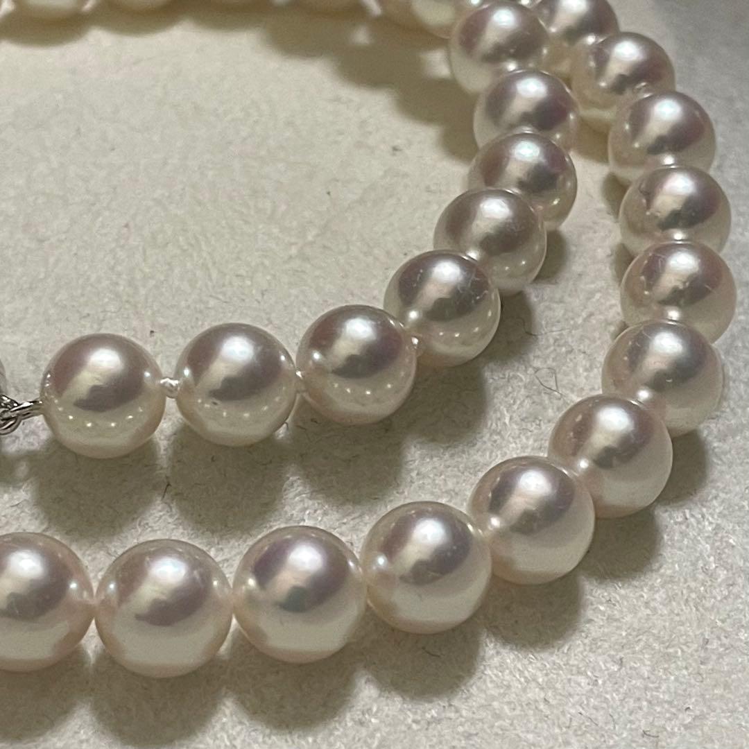 【極美品✨テリ最強】 あこや本真珠 8.0-8.5 ネックレス アコヤ パール