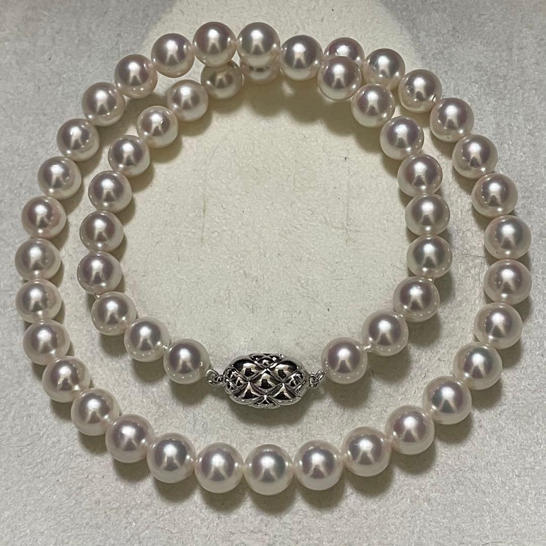 【極美品✨テリ最強】 あこや本真珠 8.0-8.5 ネックレス アコヤ パール