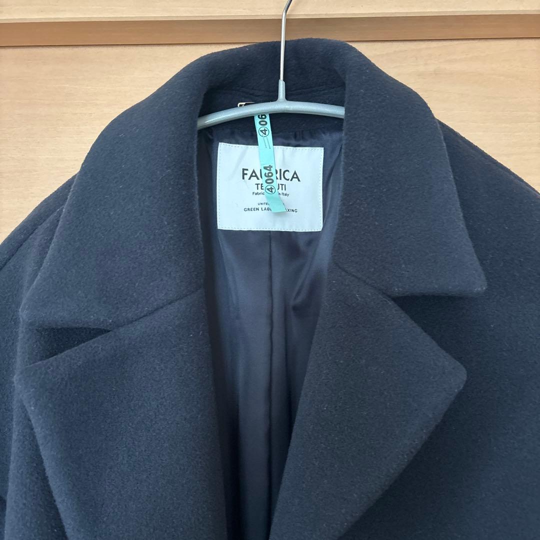 green label relaxing ウール カシミヤ混 チェスターコート