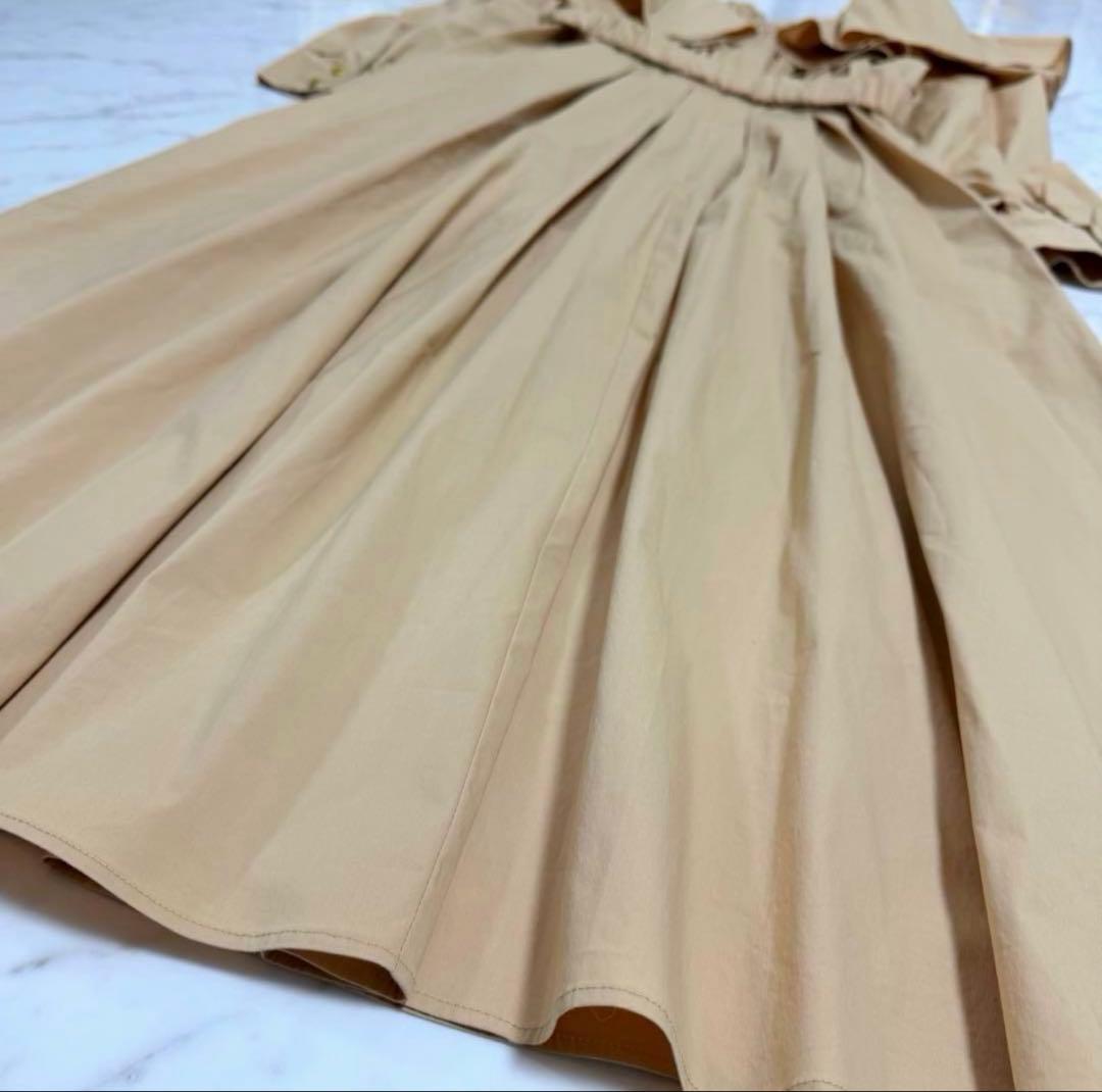 【新品未使用】グレースコンチネンタル フリル ショルダー ワンピース ロング