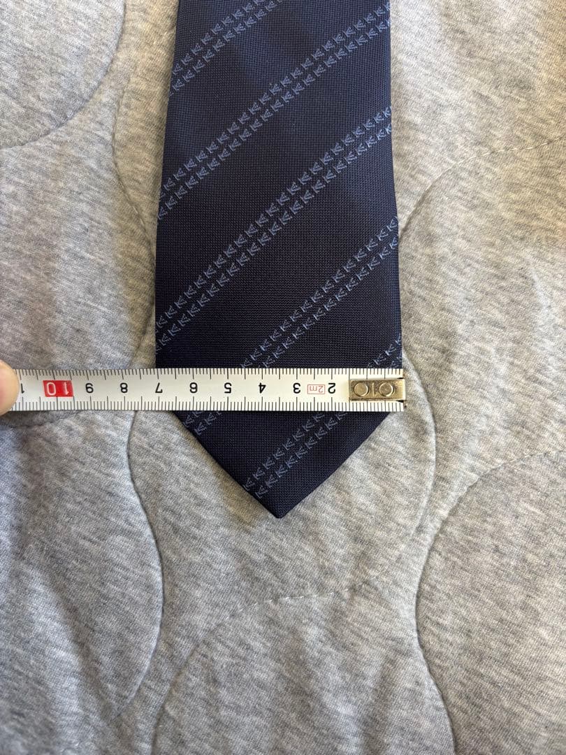 LOUIS VUITTON ネイビー ストライプ ネクタイ