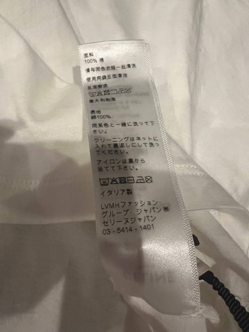 CELINE クロップドTシャツ ホワイト