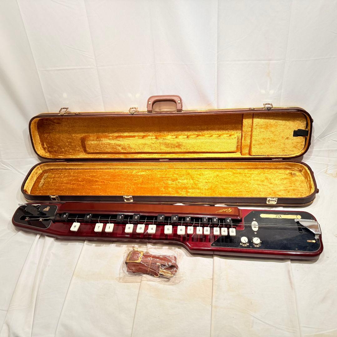 SUZUKI スズキ 電気大正琴 蘭 Bass バス ベース 低音 ケース付