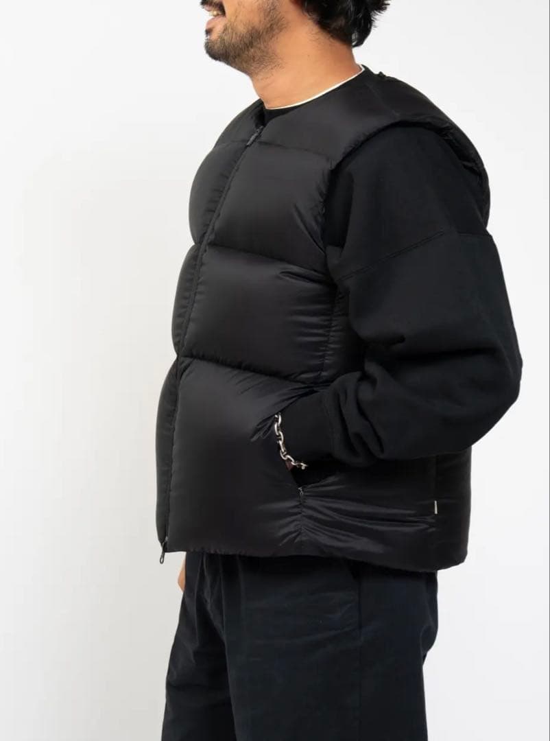 【新品】OVY ／Collarless  Down 【Ｌサイズ】