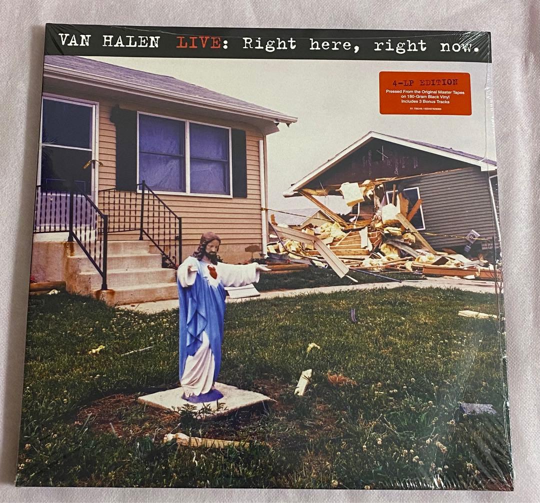 洋楽 VANHALEN LIVE: Right here, right now 4LP