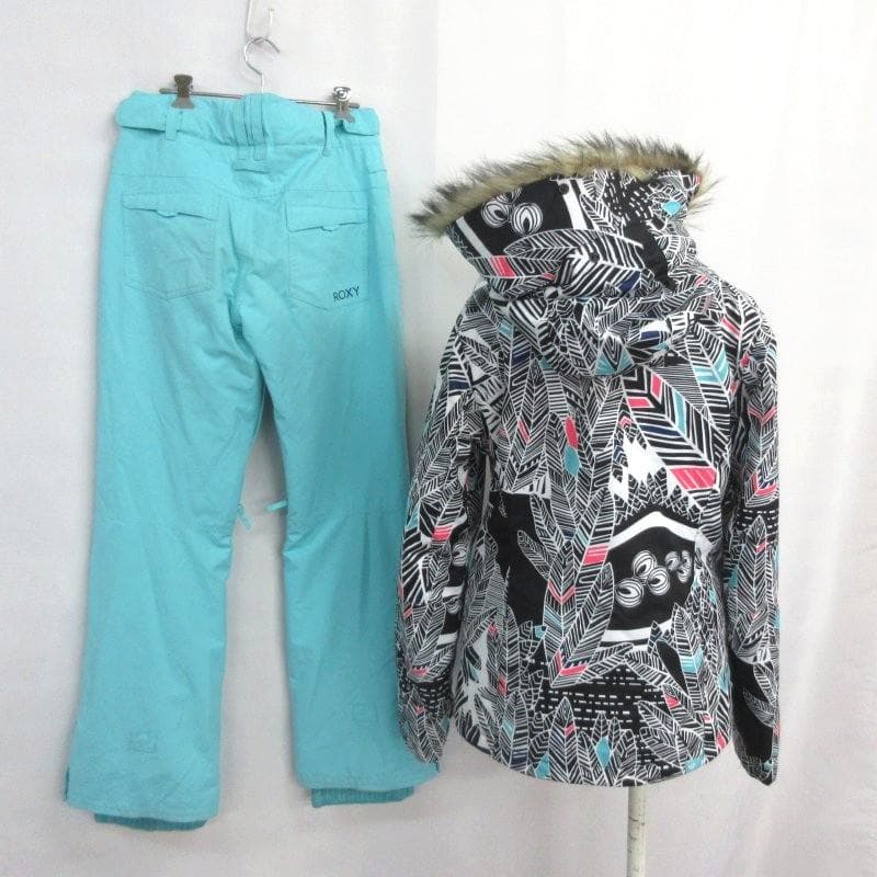 MY2088■ROXY■ロキシー スノボウェア 上下セット M S　スキーウェア