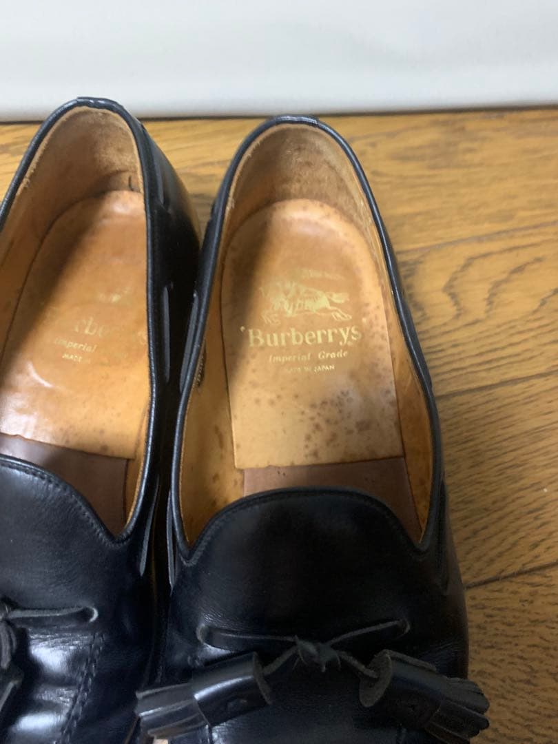 バーバリーズ　日本製　タッセルローファー　25cm