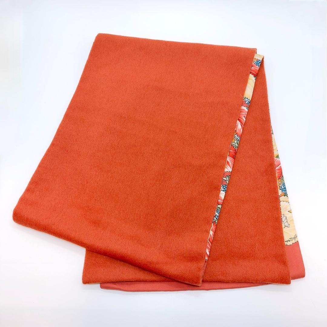 ◇エルメス◇アンゴラ×シルク/リバーシブル/マフラー/マルチカラー