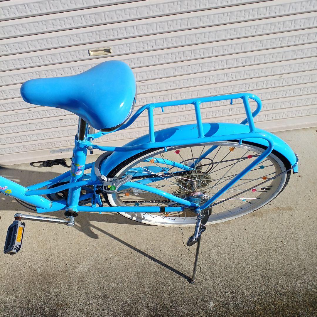 青いシティサイクル チャイルド