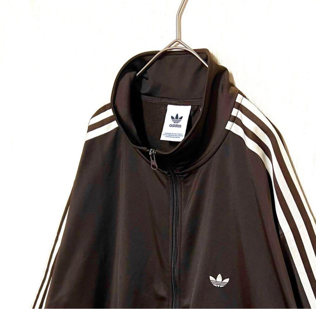 【超人気‼️】美品 adidasベッケンバウアージャージ ブラウン XL 古着