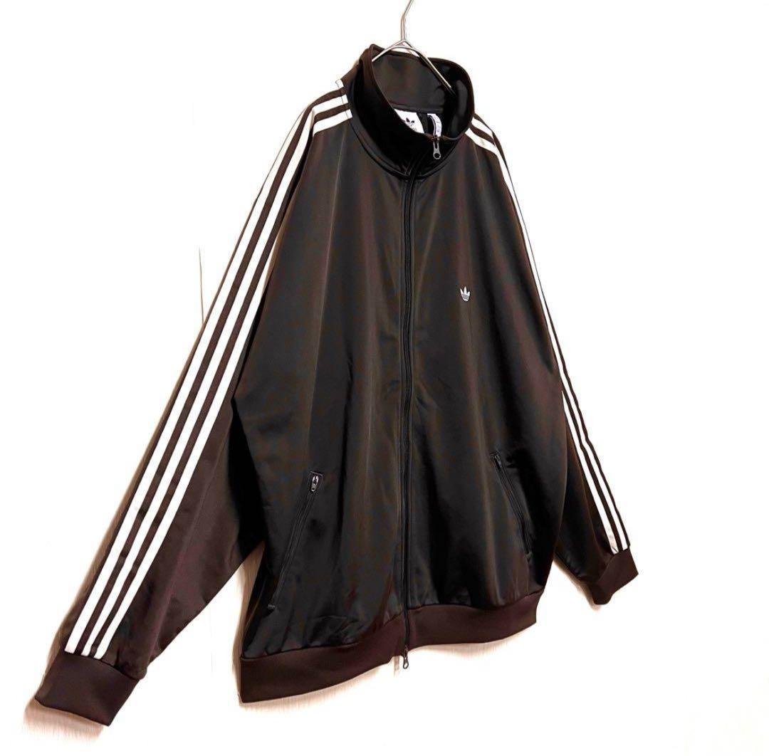 【超人気‼️】美品 adidasベッケンバウアージャージ ブラウン XL 古着