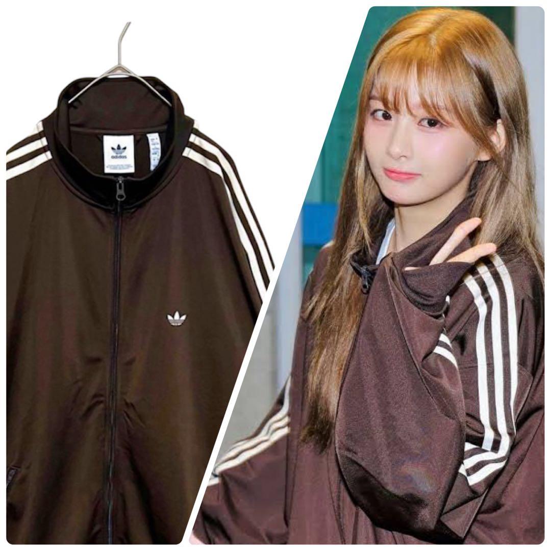 【超人気‼️】美品 adidasベッケンバウアージャージ ブラウン XL 古着