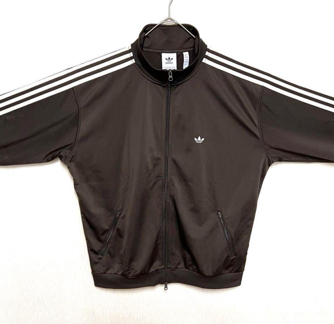 【超人気‼️】美品 adidasベッケンバウアージャージ ブラウン XL 古着