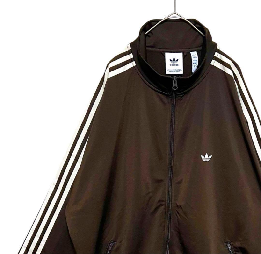 【超人気‼️】美品 adidasベッケンバウアージャージ ブラウン XL 古着