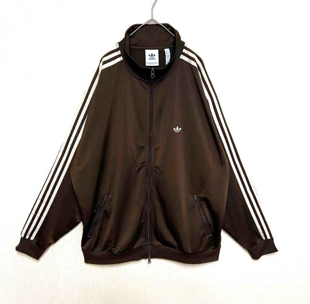 【超人気‼️】美品 adidasベッケンバウアージャージ ブラウン XL 古着