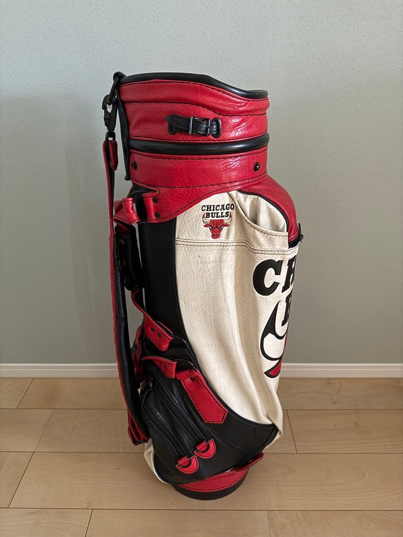 激レアBELDING シカゴブルズキャディバッグ シカゴカラー