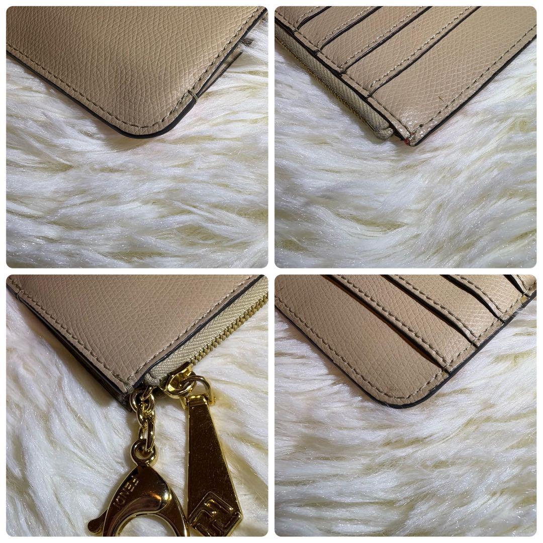 美品 FENDI FF ダイヤモンド フラグメントケース カード ホルダー