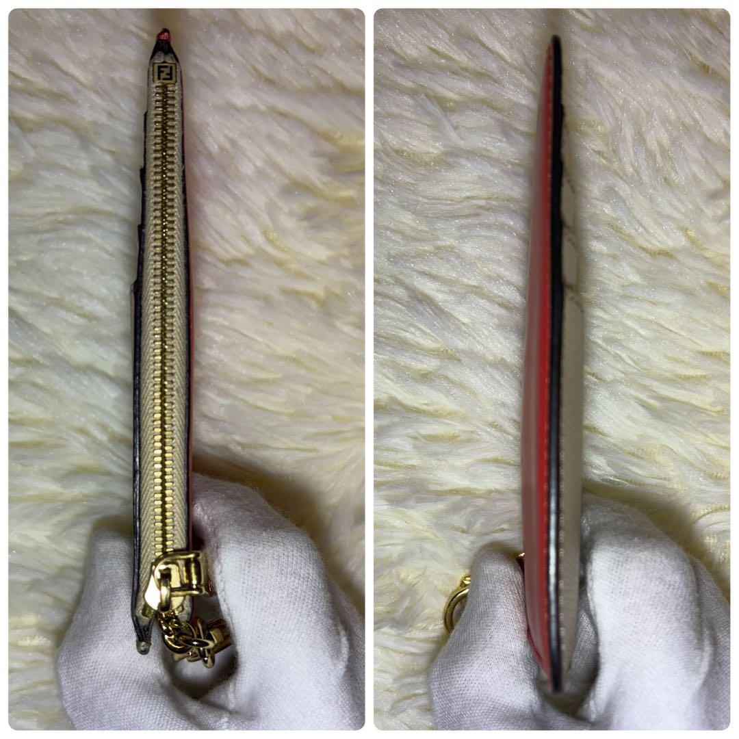 美品 FENDI FF ダイヤモンド フラグメントケース カード ホルダー