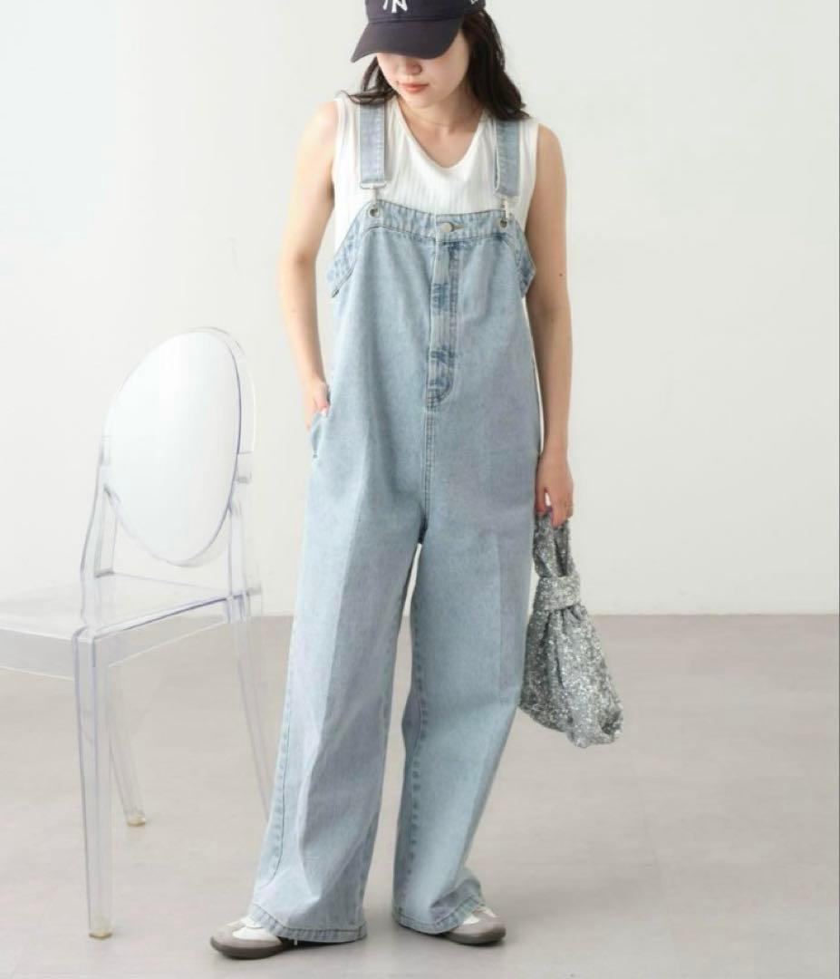 ※こまち※ CIAOPANIC TYPY 【WILLOW】デニムサロペット