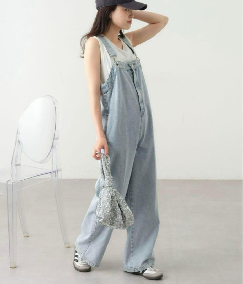 ※こまち※ CIAOPANIC TYPY 【WILLOW】デニムサロペット