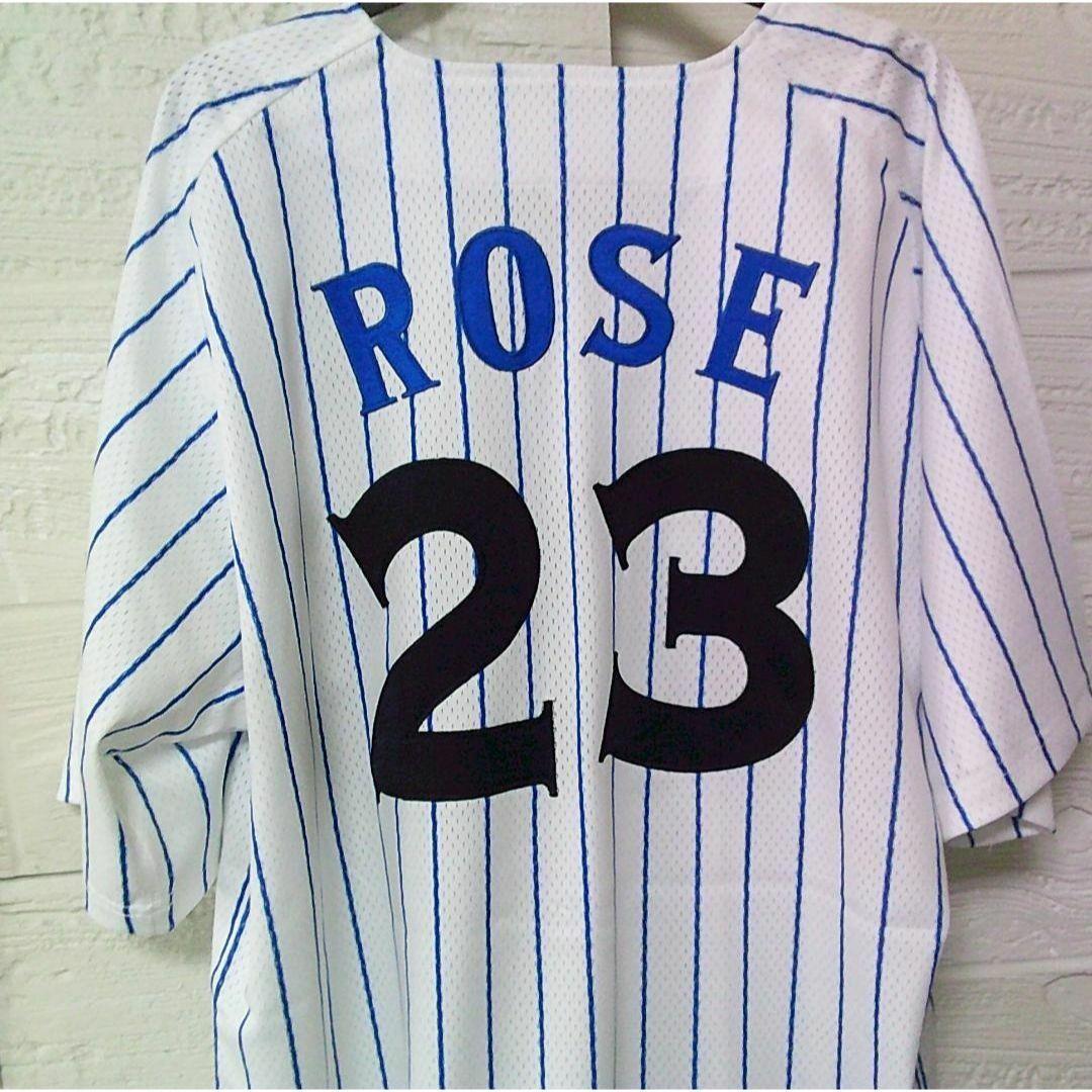 新品O復刻《横浜DeNAベイスターズ》ローズ２３ROSEユニフォーム刺繍プロ野球