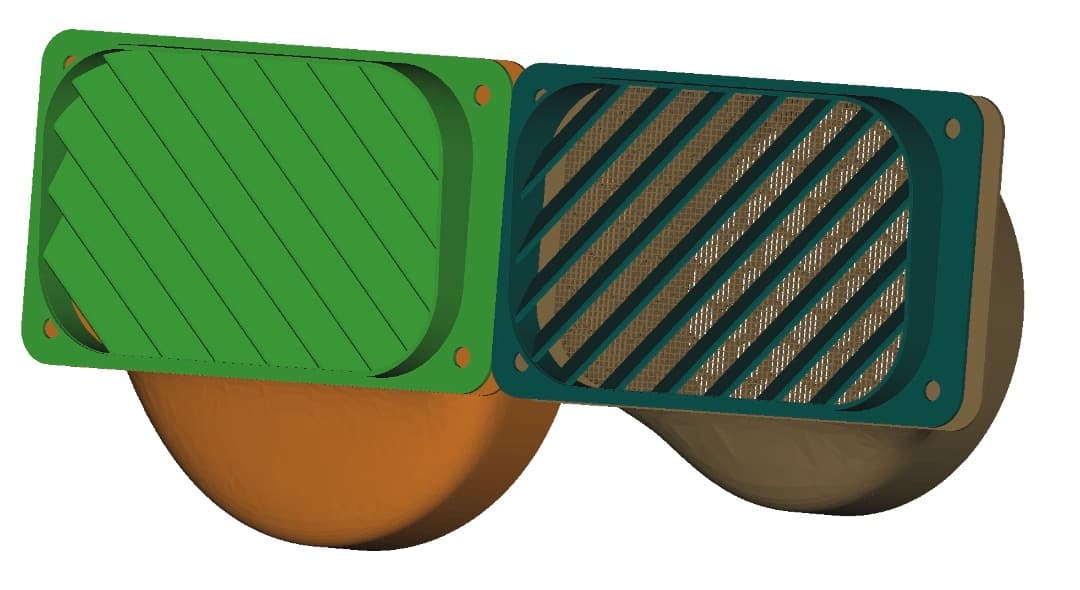 エコフロー ECOFLOW WAVE2,3専用ダクト取付用パーツ リアドア用