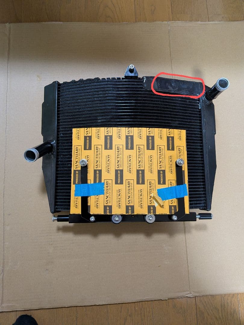 Kawasaki　ZRX1200DAEGダエグ　 ワイドラジエターKIT