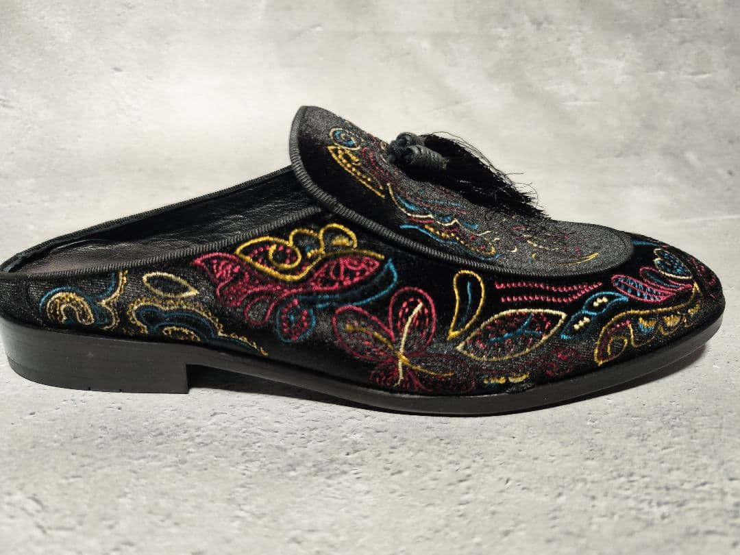 ANGELO RUFFO タッセルミュール　新品同様