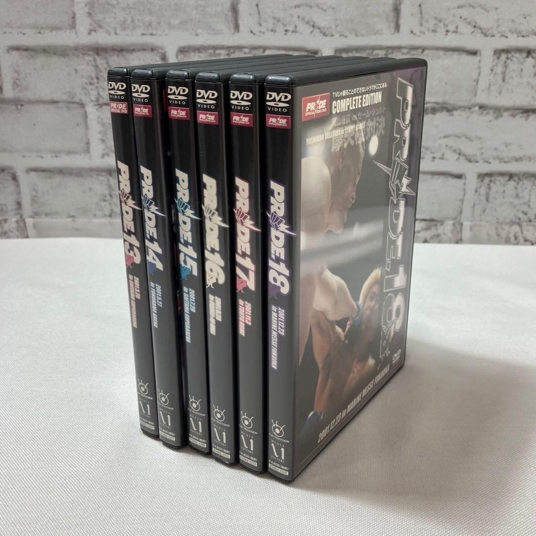 PRIDE DVDセット 13-18 6本セット