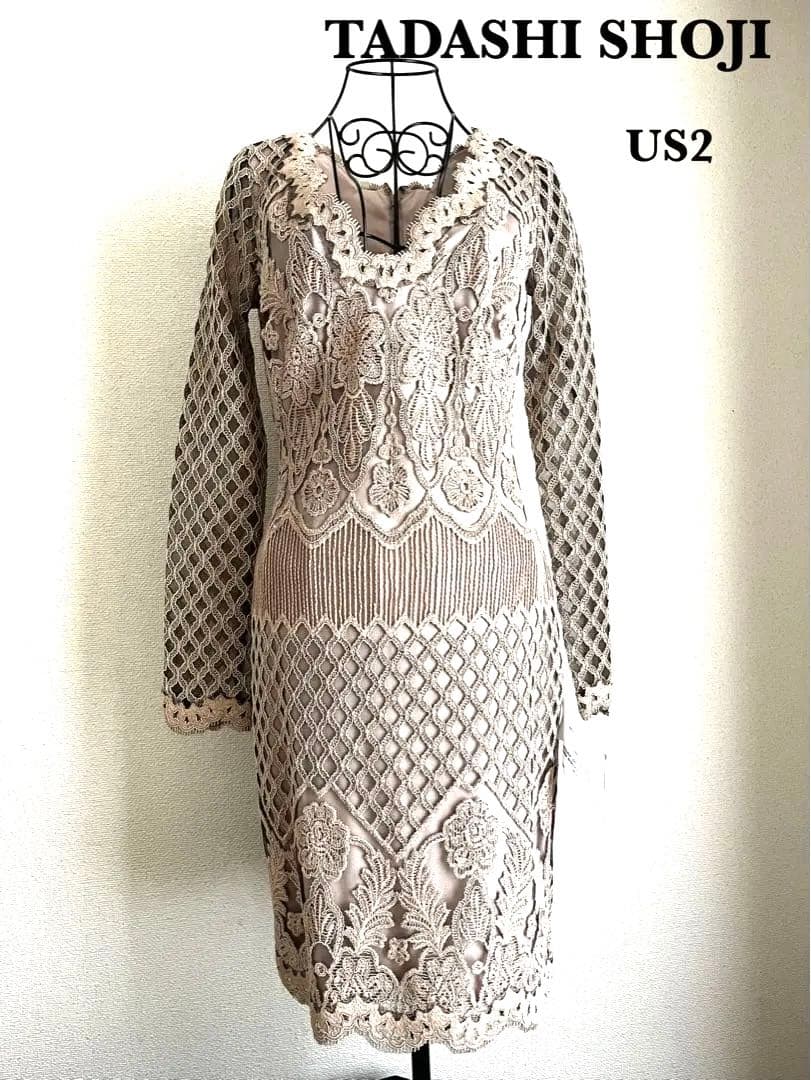 新品★タグ付き★Tadashi Shoji★パーティドレス★US2
