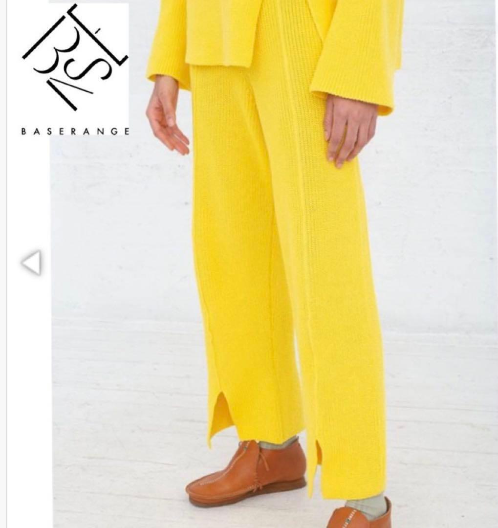 パンツ baserange Ware Pants-Pearl Knit
