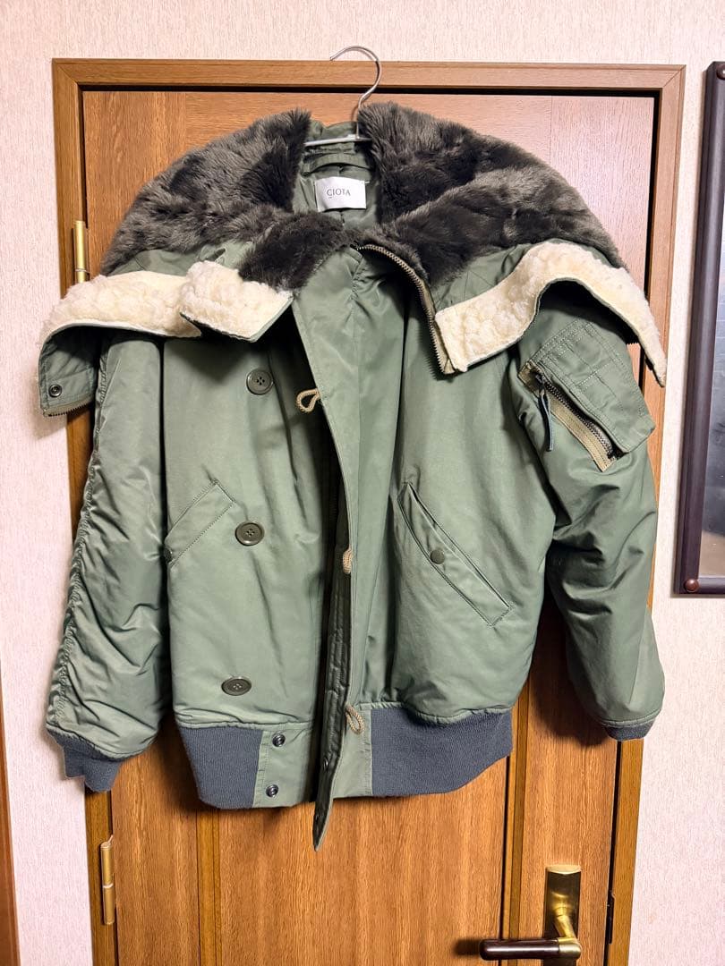 CIOTA スビンコットンナイロンツイル N-2B Flight Jacket