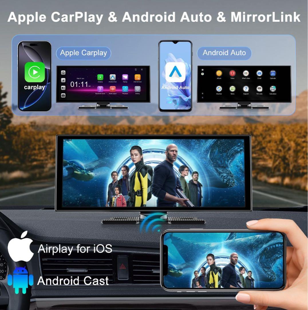 ディスプレイオーディオ 11インチ カーオーディオ一2.5K バックカメラ搭載