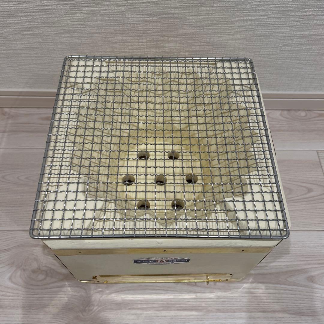 美品　丸和工業天然岩M切出コンロ