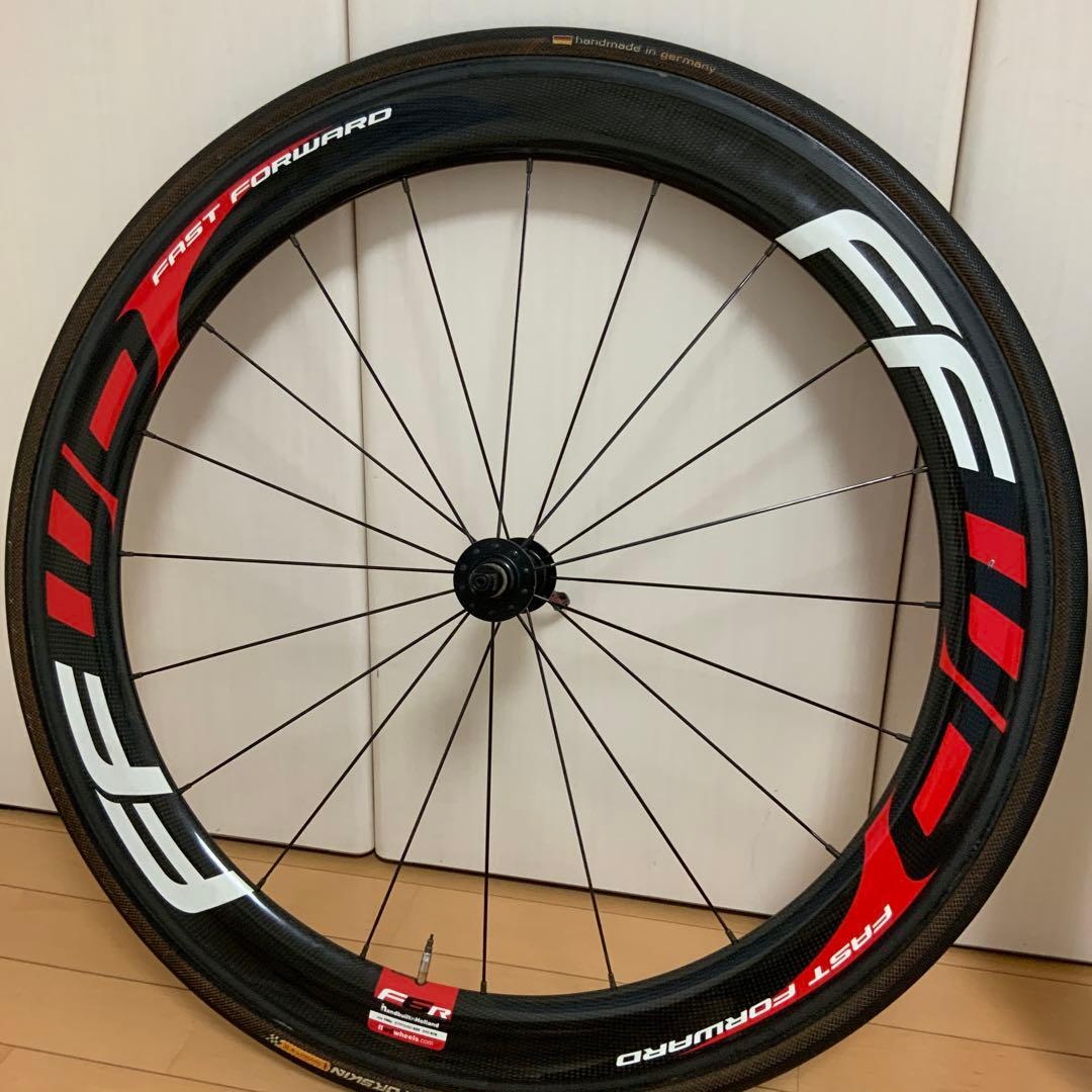 FF 完組ホイール 前後セット700C ブラック/レッド 即購入 超超特別価格