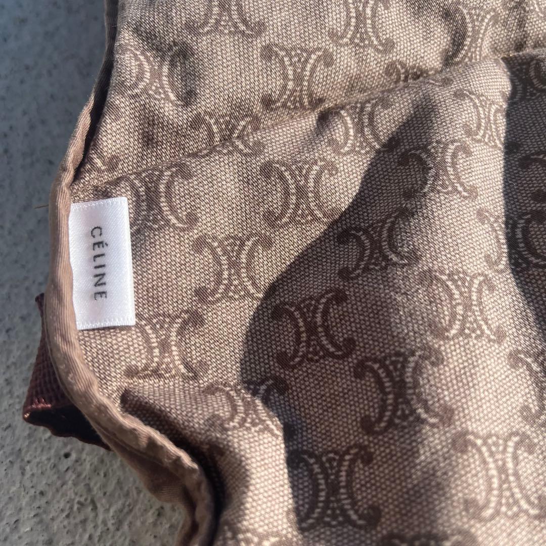 CELINE ダウンベスト セリーヌ　マカダム柄 西川ダウン ショート丈　肩当て