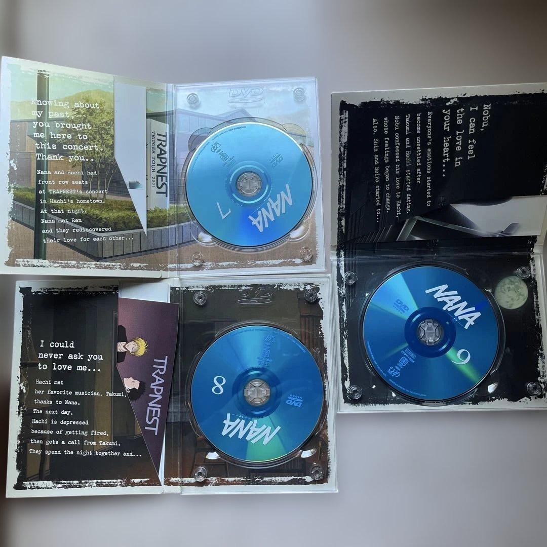 NANA DVD 全18巻セット(中古品、美品、No.7.8のみ未開封品)