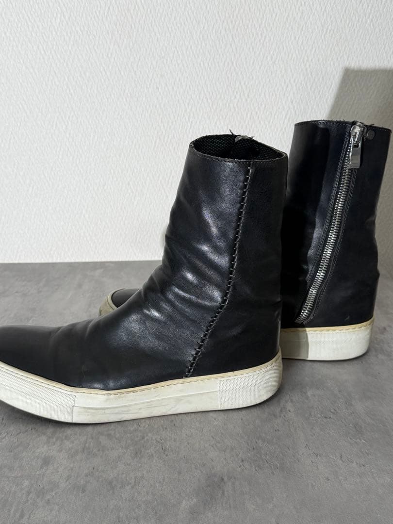 インカネーション サイドZIPレザーブーツ
