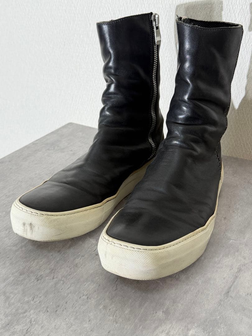 インカネーション サイドZIPレザーブーツ