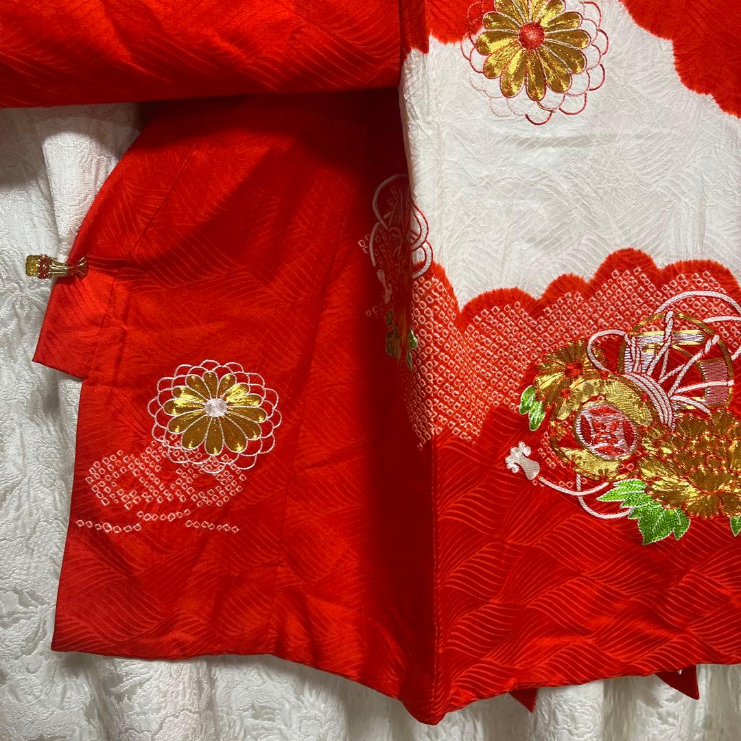 おまとめ2点　 正絹　昭和レトロ　アンティーク　お宮参り　女の子