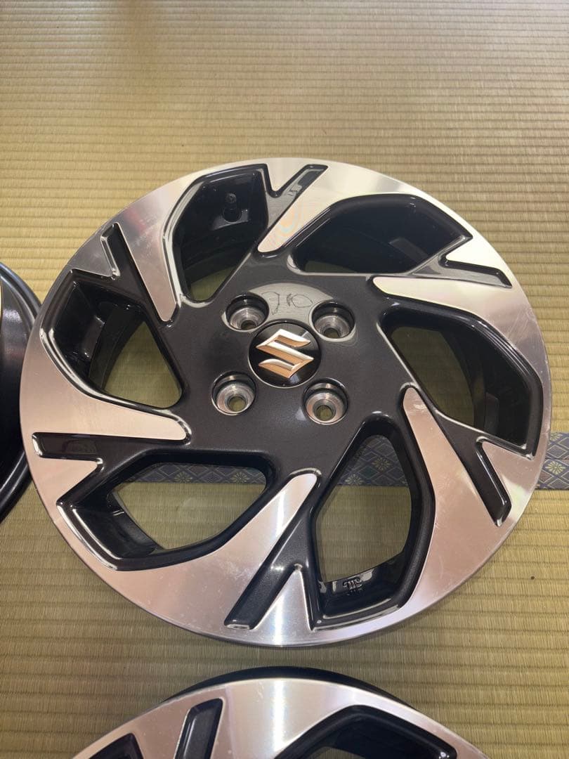①スズキ MK54S スペーシアカスタム純正ホイール