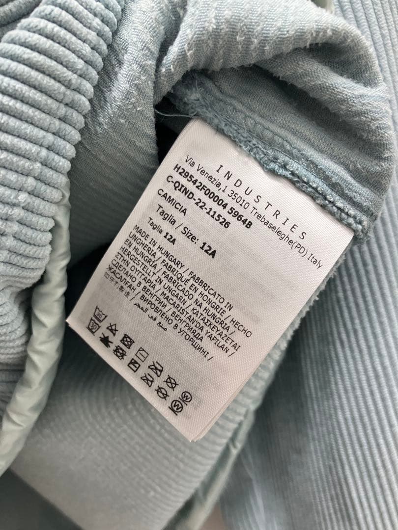 モンクレール　コーデュロイパーカー ナイロン　サイズ12A 【3614】