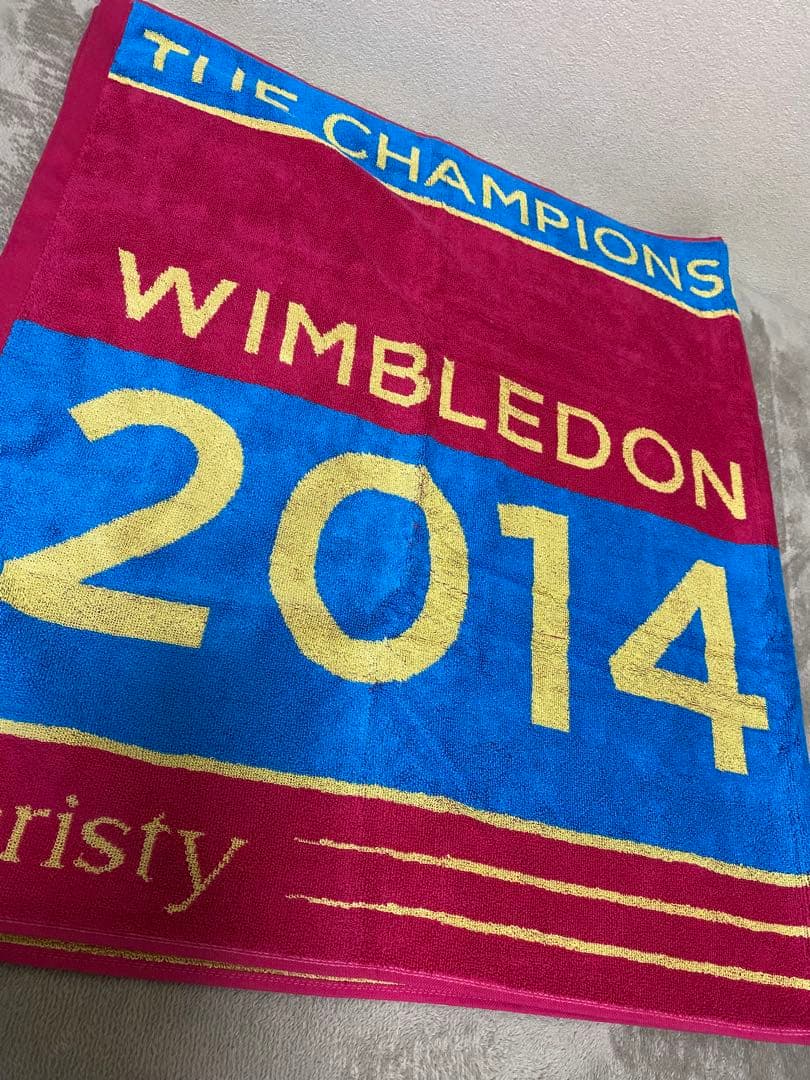 【新品】ウィンブルドン2014チャンピオンタオル/ピンク