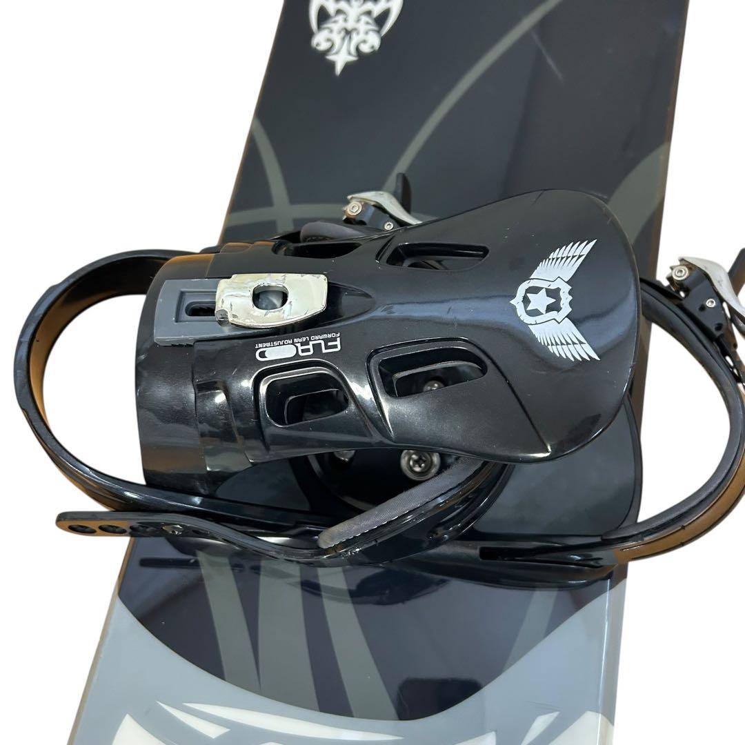 スノーボード2点セットX-GAMES　FIFTY FIFTYビンディング付153